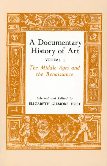 Cover of A Documentary History of Art, Volume 1