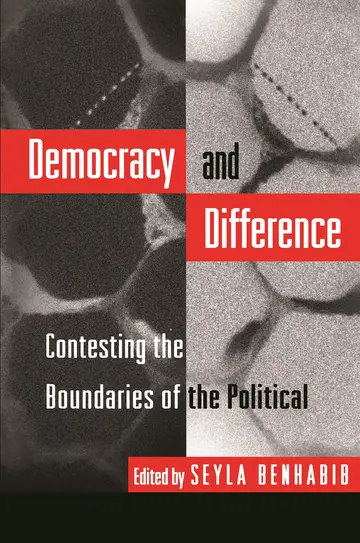 Cover of Democracy & Difference – Contesting the Boundaries of the Political