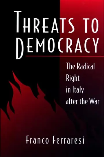 Cover of Threats to Democracy – The Radical Right in Italy After the War
