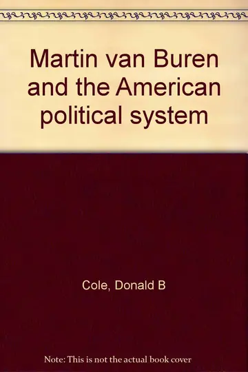 Cover of Martin van Buren and the American Political System
