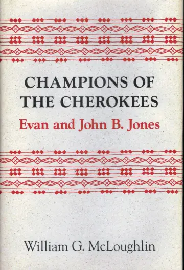 Cover of Champion of the Cherokees – Evan and John B Jones