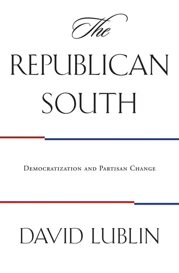Cover of The Republican South – Democratization and Partisan Change
