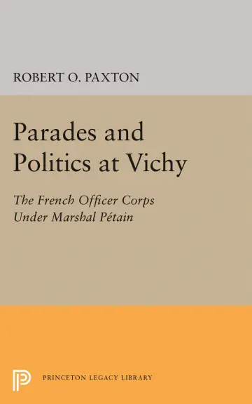Cover of Parades and Politics at Vichy