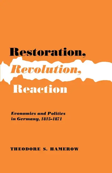 Cover of Restoration, Revolution, Reaction