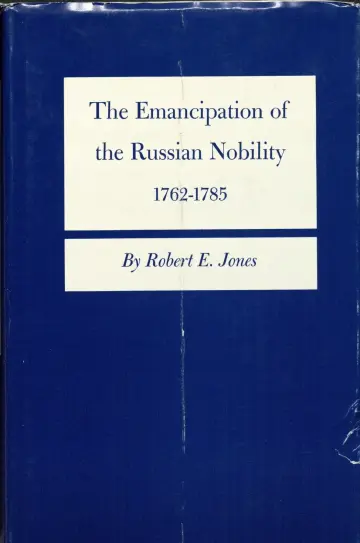 Cover of Emancipation of Russian Nobility, 1762–1785