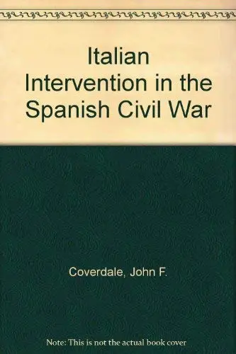Cover of Italian Intervention in the Spanish Civil War