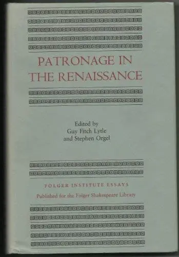 Cover of Patronage in the Renaissance