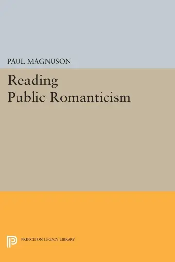 Cover of Reading Public Romanticism