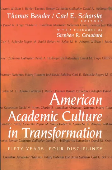 Cover of American Academic Culture in Transformation