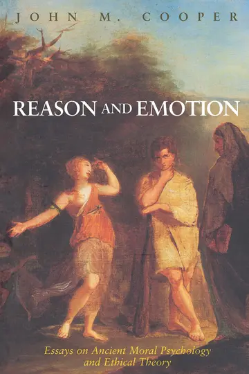 Cover of Reason & Emotion – Essays on Ancient Moral Psychology & Ethical Theory
