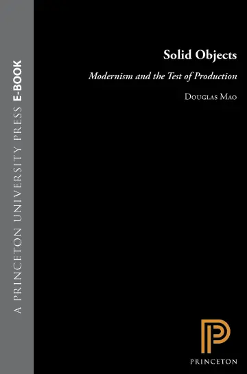 Cover of Solid Objects – Modernism & the Test of Production