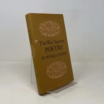 Cover of The War Against Poetry
