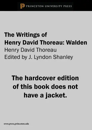 Cover of Walden
