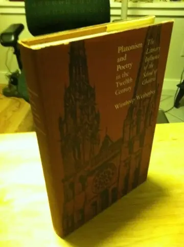 Cover of Platonism and Poetry in the Twelfth Century