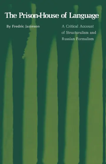 Cover of The Prison–House of Language – A Critical Account of Structuralism and Russian Formalism