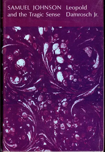 Cover of Samuel Johnson and the Tragic Sense