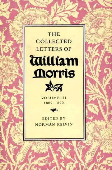 Cover of The Collected Letters of William Morris V3 1889–1892
