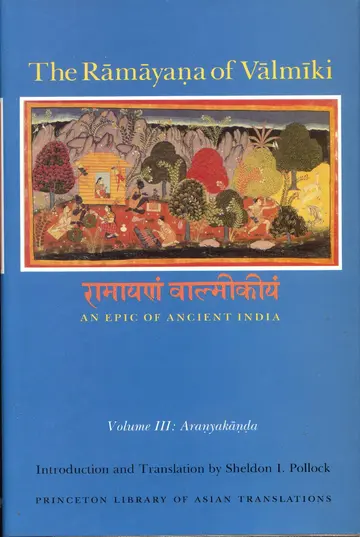 Cover of The Ramayana of Valmiki – an Epic of Ancient India V 3 – Aranyakanda