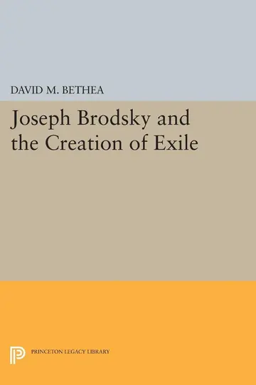 Cover of Joseph Brodsky & the Creation of Exile