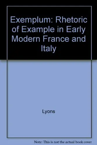 Cover of Exemplum – Rhetoric of Example in Early Modern France & Italy