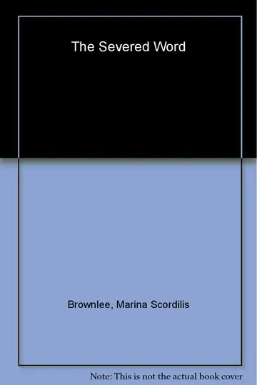 Cover of The Severed Word – Ovid′s Heroides & the Novela Sentemental