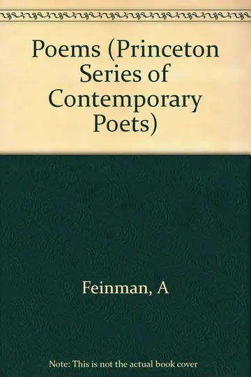 Cover of Poems