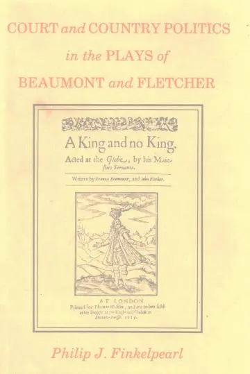 Cover of Court and Country Politics in the Plays of Beaumont and Fletcher