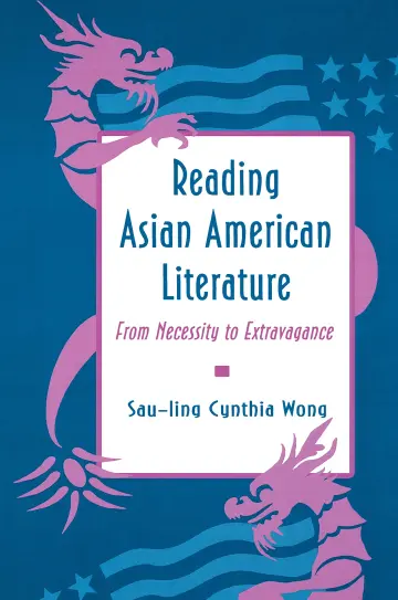 Cover of Reading Asian American Literature – From Necessity to Extravagance