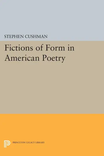 Cover of Fictions of Form in American Poetry