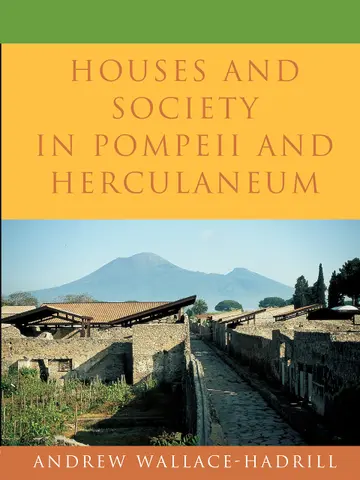 Cover of Houses & Society in Pompeii & Herculaneum