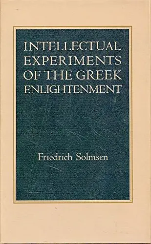 Cover of Intellectual Experiments of the Greek Enlightenment