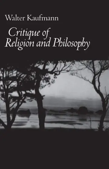 Cover of Critique of Religion and Philosophy