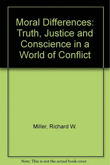 Cover of Moral Differences – Truth, Justice & Conscience in A World of Conflict