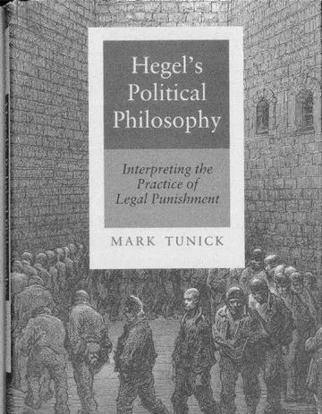 Cover of Hegel′s Political Philosophy – Interpreting the Practice of Legal Punishment