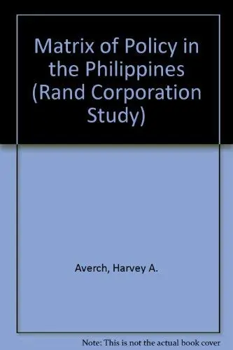 Cover of Matrix of Policy in the Philippines