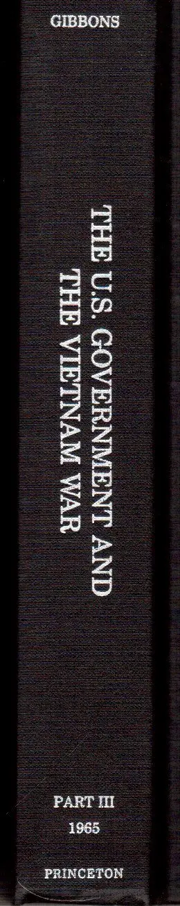 Cover of U.S. Government and the Vietnam War