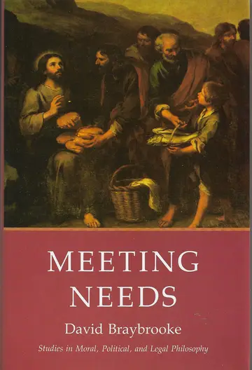Cover of Meeting Needs