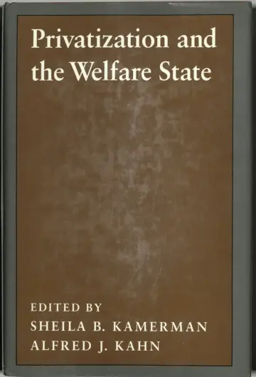 Cover of Privatization & the Welfare State