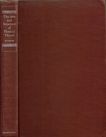 Cover of The Aim and Structure of Physical Theory