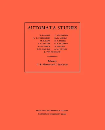 Cover of Automata Studies
