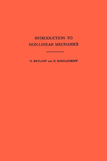 Cover of Introduction to Non-Linear Mechanics. (AM-11), Volume 11