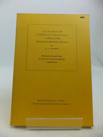 Cover of Lectures on Complex Analytic Varieties (MN–14), – Finite Analytic Mappings. (MN–14)
