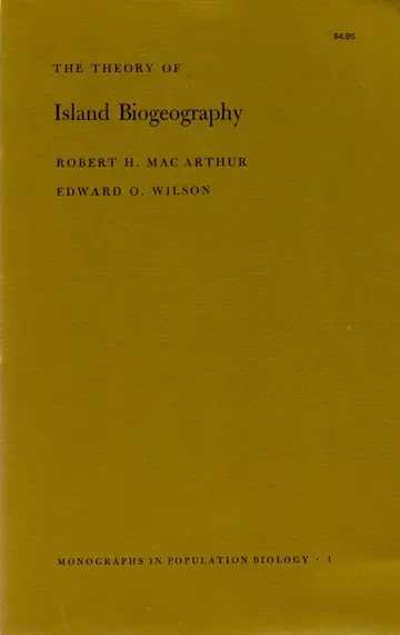 Cover of Theory of Island Biogeography (Paper)