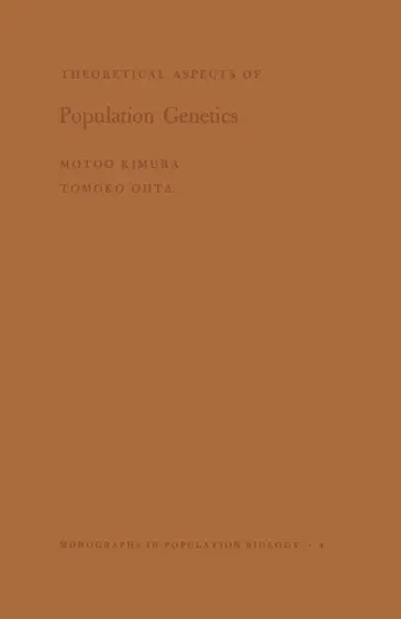 Cover of Theoretical Aspects of Population Genetics. (MPB–4), Volume 4