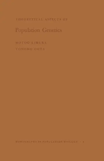 Cover of Theoretical Aspects of Population Genetics