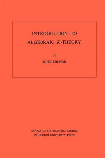 Cover of Introduction to Algebraic K-Theory