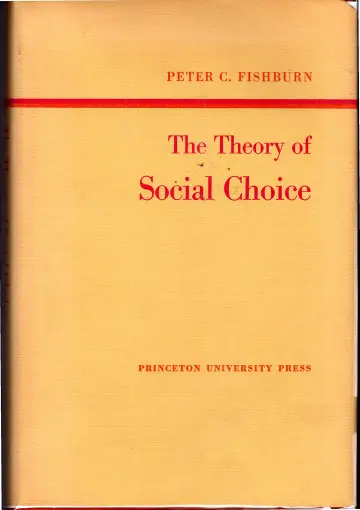 Cover of The Theory of Social Choice