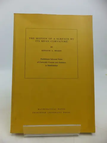 Cover of The Motion of a Surface by Its Mean Curvature