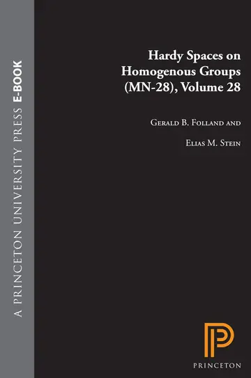 Cover of Hardy Spaces on Homogeneous Groups