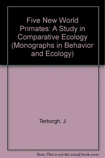 Cover of Five New World Primates – A Study in Comparative Ecology